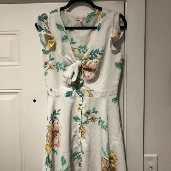 Gianni Bini Tie Front Sundress - Picture 1 of 3